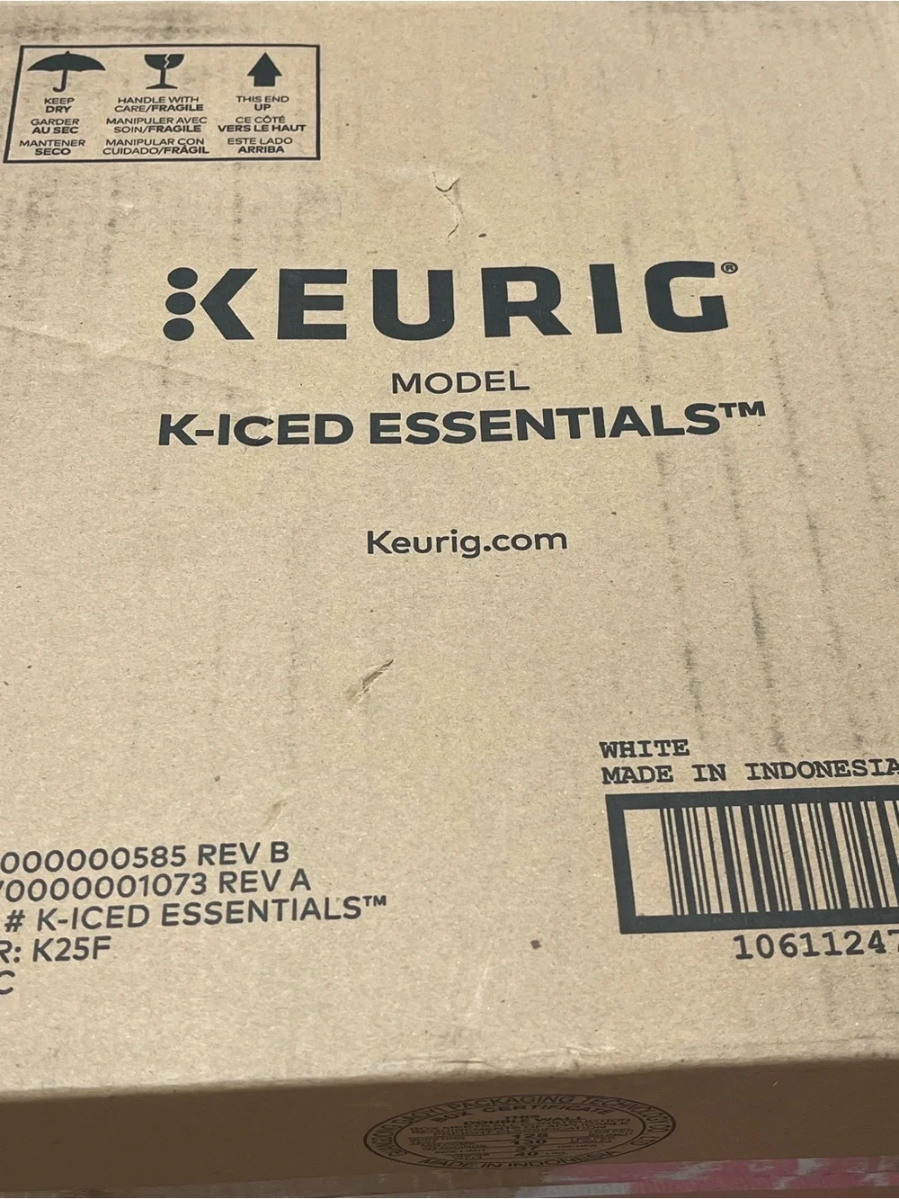 Keurig new box